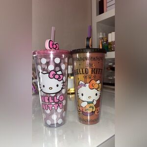 Hello kitty tumblr cups